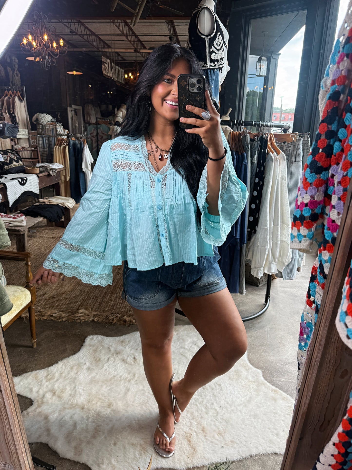 Fraya Top - Teal