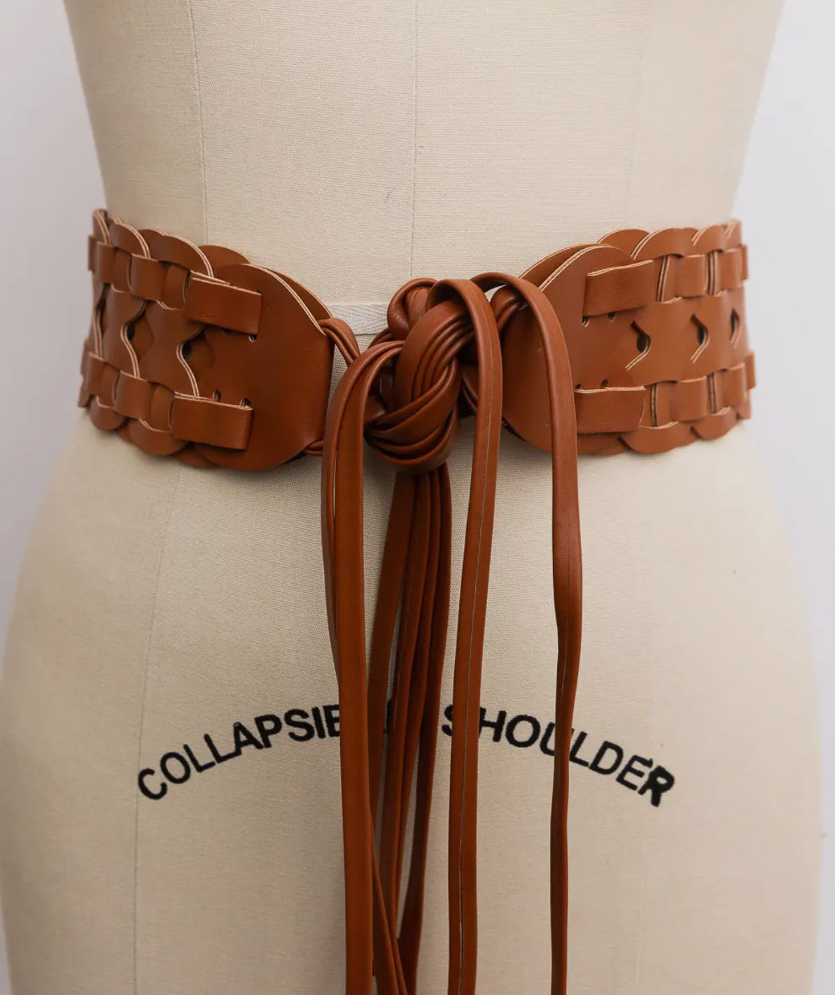 Leather Camel Belt