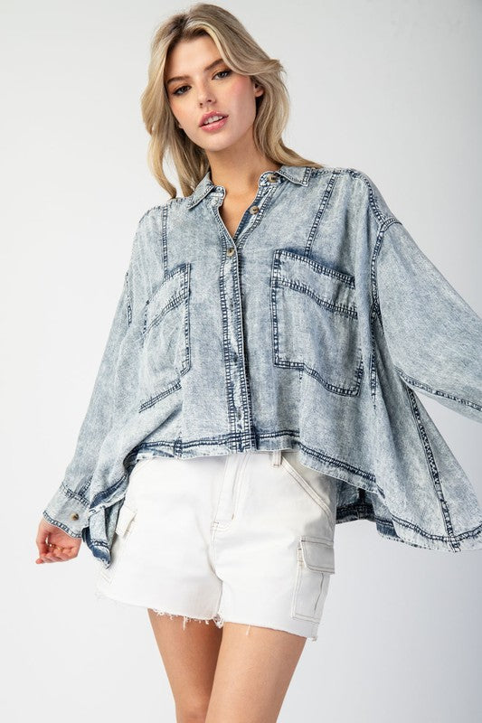 Darling Denim Top