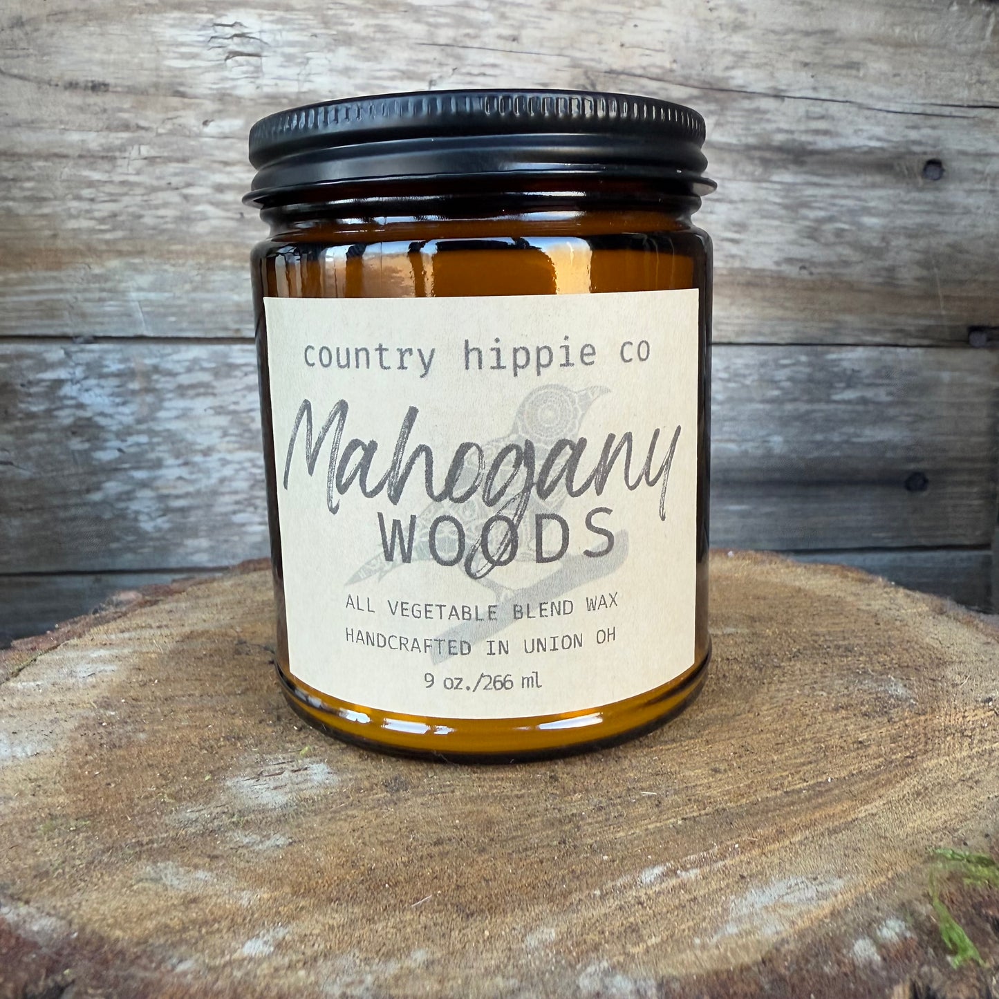 Mahogany Woods 9oz Candle