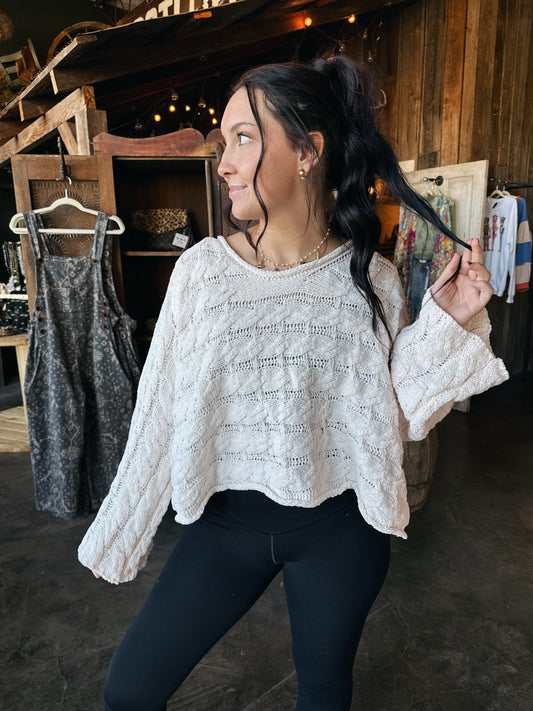 Lovely Little Sweater - Cream