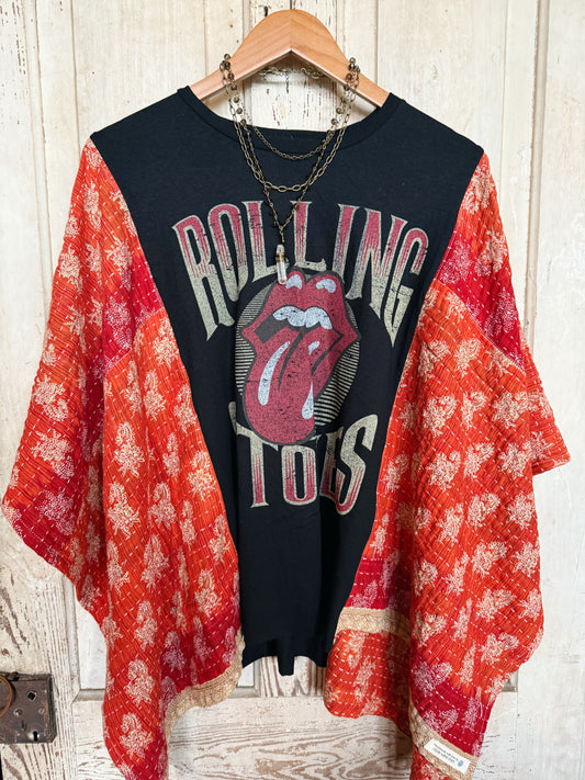 Rolling Stones One Of A Kind Poncho Top