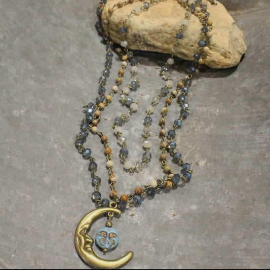 Over The Moon Necklace