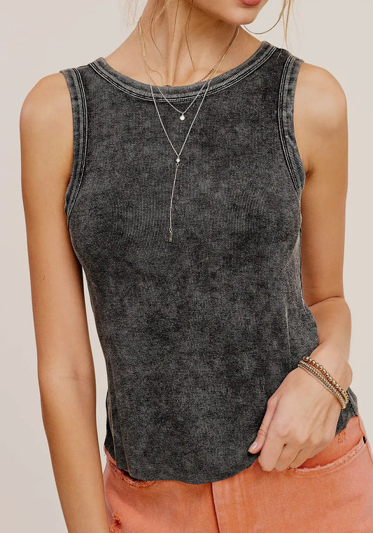 Chasing You Tank - Charcoal