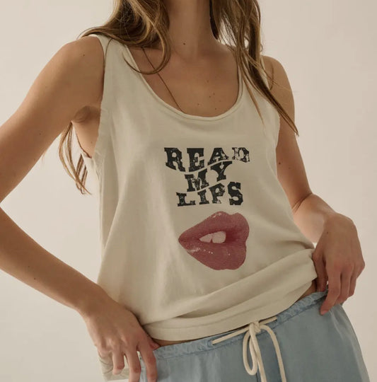 Read My Lips Tank