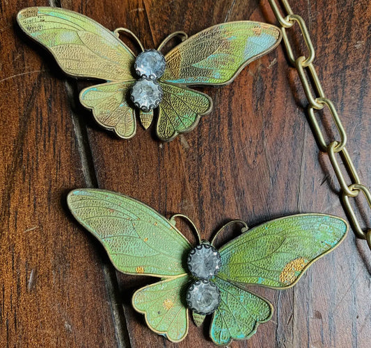 Flutter Necklace - Blue