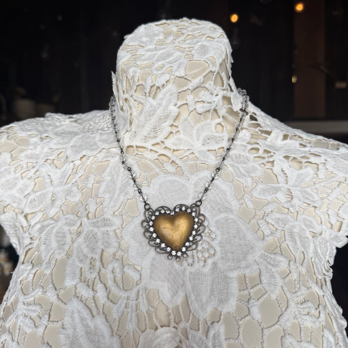 Heart On Fire Necklace