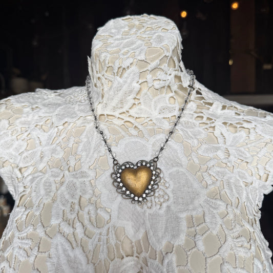 Heart On Fire Necklace