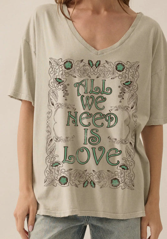 All We Need Is Love Graphic Tee